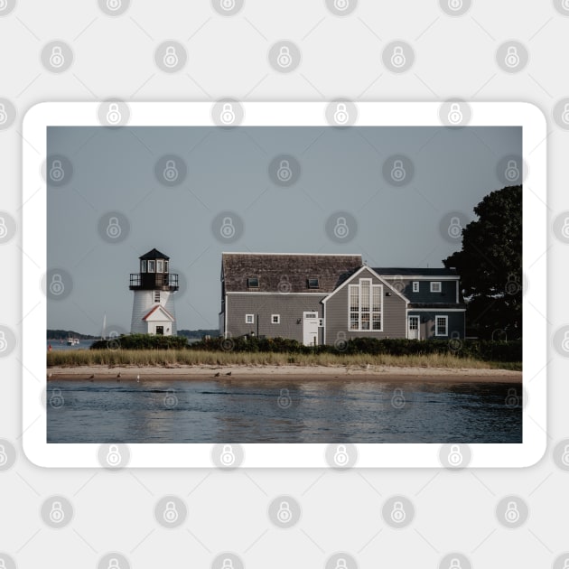 lighthouse on the shore Sticker by LindsayVaughn